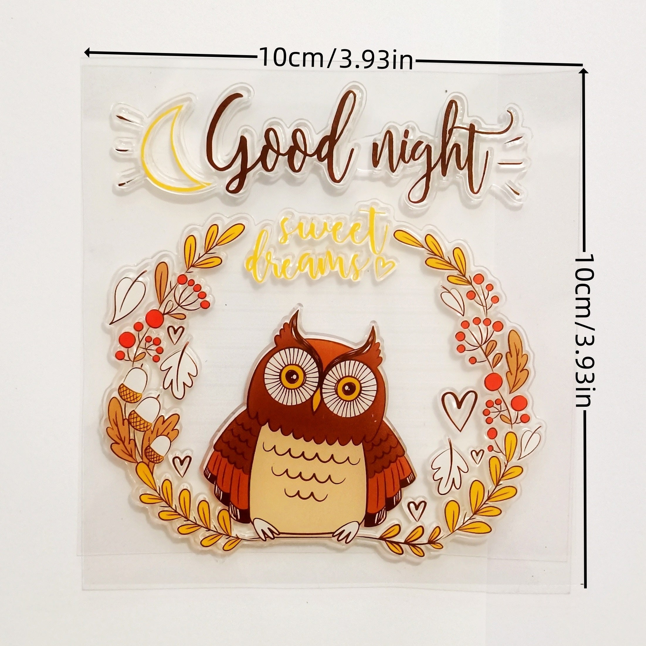 1pc Animal Owl DIY Cartoon Decoration Painting Tool Silicone Seal