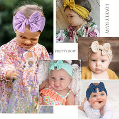 10pcs Nylon Headbands Hairbands Soft Headwrap Hair Accessorie For Baby