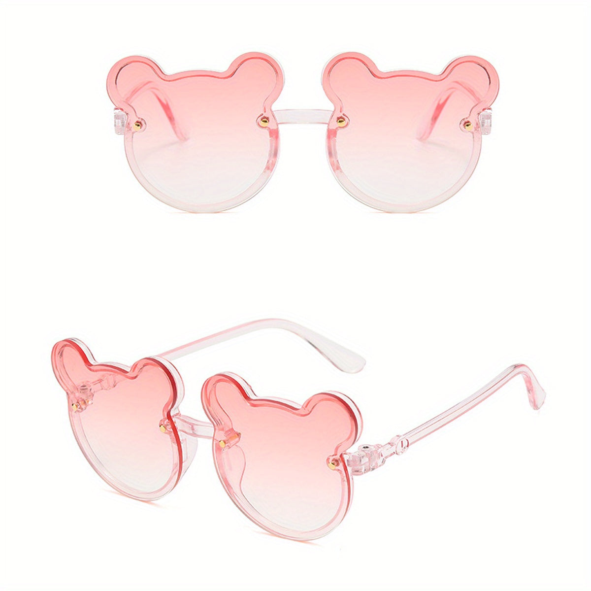 Kids Bear Shaped Sunglasses UV Protection With Box