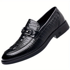 Men's PU Leather Loafer Shoes Non Slip Slip On Shoes