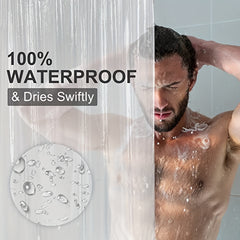 Waterproof Shower Curtain Liner with Magnets