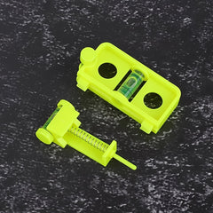 2pcs Plastic Bubble Spirit Level For Measuring