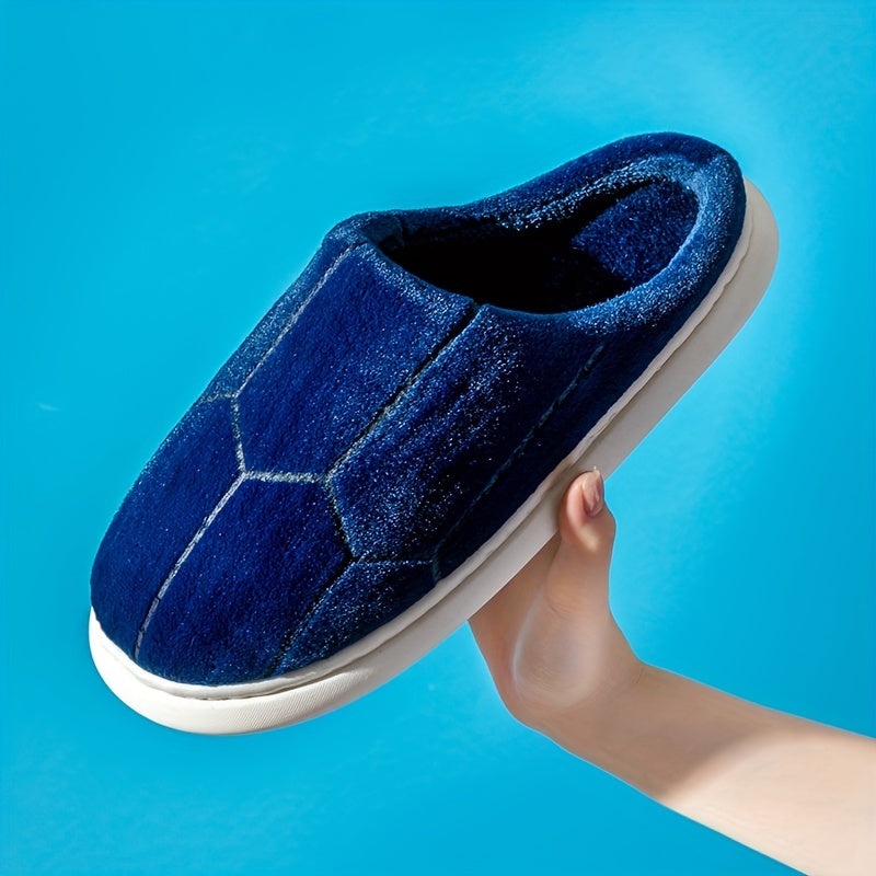 Men's Comfy Non-Slip Slippers Winter Home Shoes