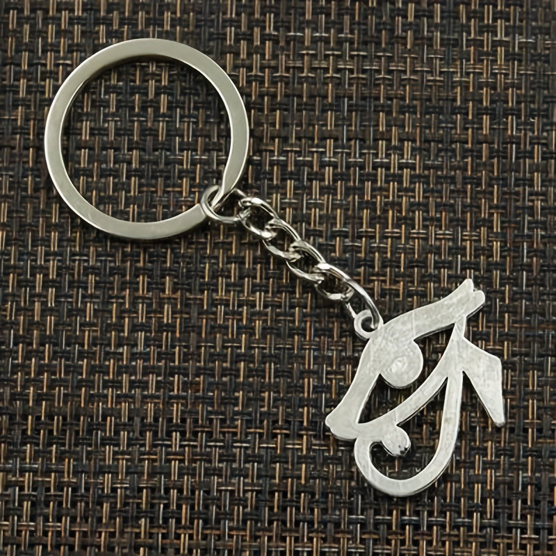 Vintage Egypt Eye Of Horus Keychain Men Gothic Pendant Key Chains