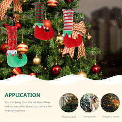 Elf Doll Legs Ornaments Christmas Tree Pendant Decorations