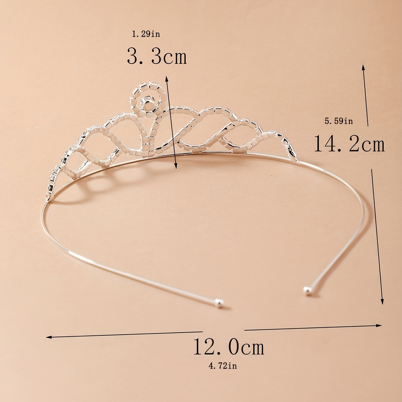 Crystal Headband Tiara Princess Crown Hair Accessories for Women
