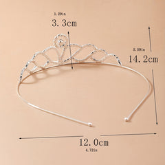 Crystal Headband Tiara Princess Crown Hair Accessories for Women