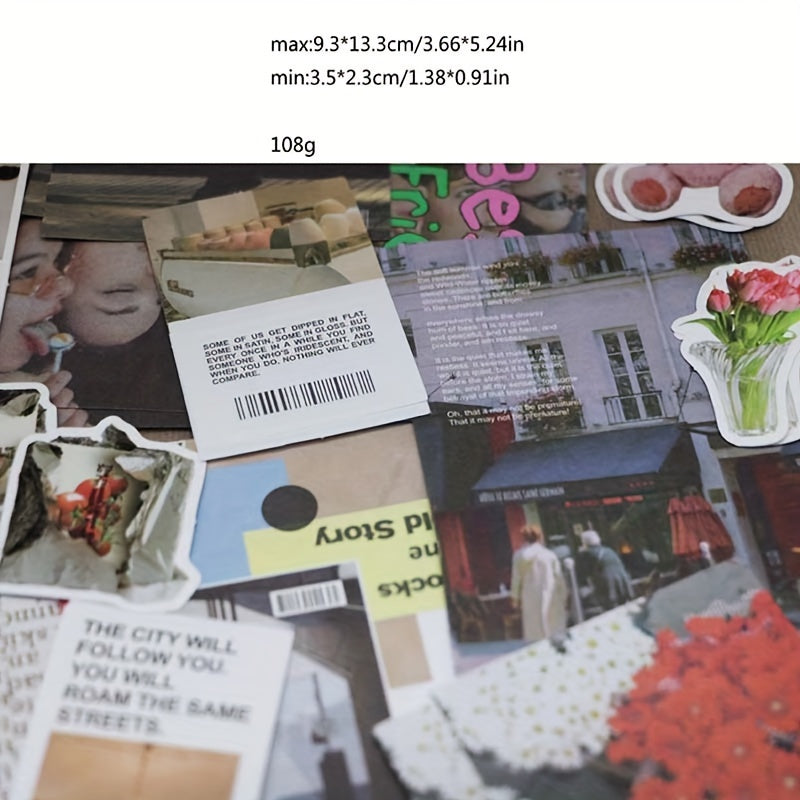 200pcs Nostalgic Love Theme Sticker Set