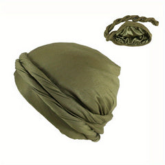 Men's Turban Hat Stretchy Bag Head Hat Indian Hat African Ethnic Bandana Hat