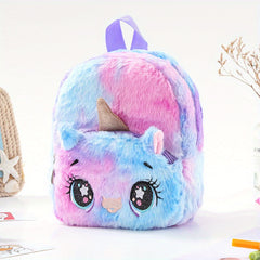 Unicorn Plush Small Schoolbag Girl Casual Backpack