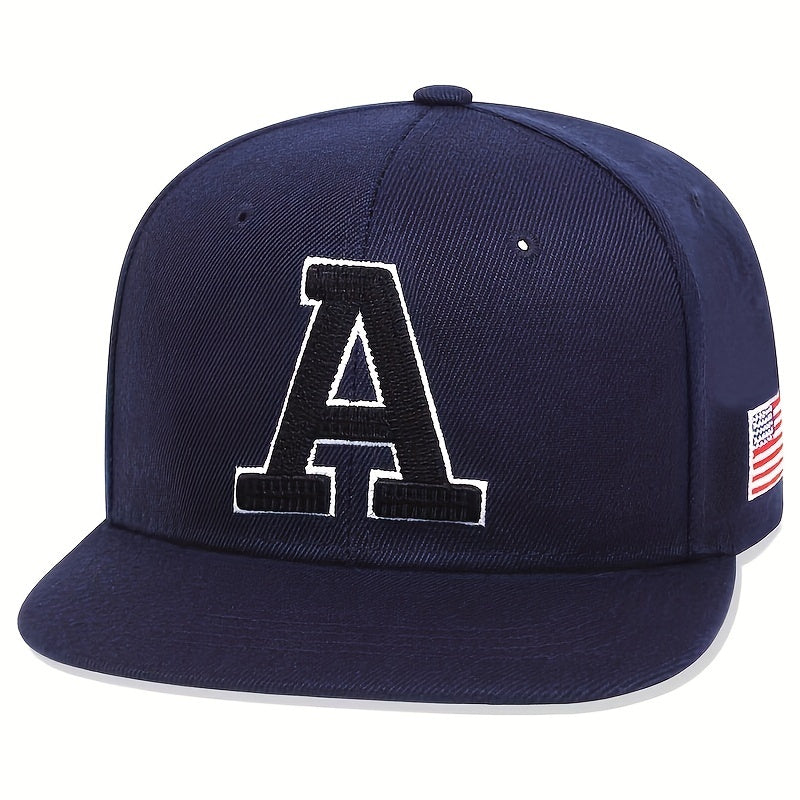 Men's A Letter Baseball Cap Hip Hop Dad Hat