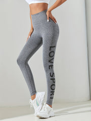 High Waist Yoga Leggings-High Stretch Running Sports Tight Pants