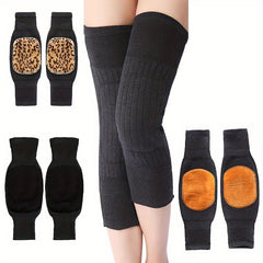 2pcs Cashmere Knee Pads Winter Warm Wool Knee Protection