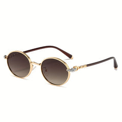 Men's Round Frame Sunglasses