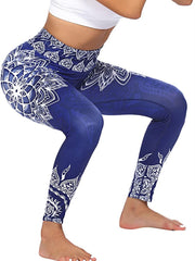 Floral Yoga Leggings for Women - Comfortable Workout Pants