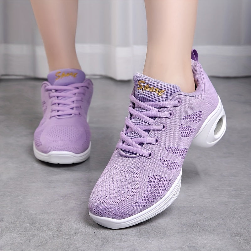 Women's Mesh Air Cushion Dance Shoes Non slip Sneakers