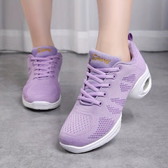 Women's Mesh Air Cushion Dance Shoes Non slip Sneakers