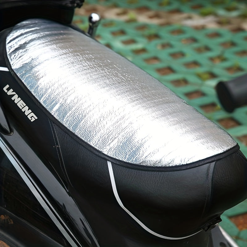 Waterproof Reflective Aluminum Foil Seat Cover for Motorcycle