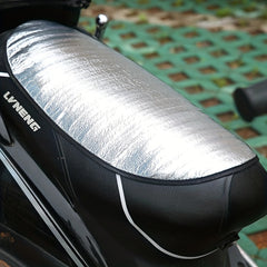 Waterproof Reflective Aluminum Foil Seat Cover for Motorcycle