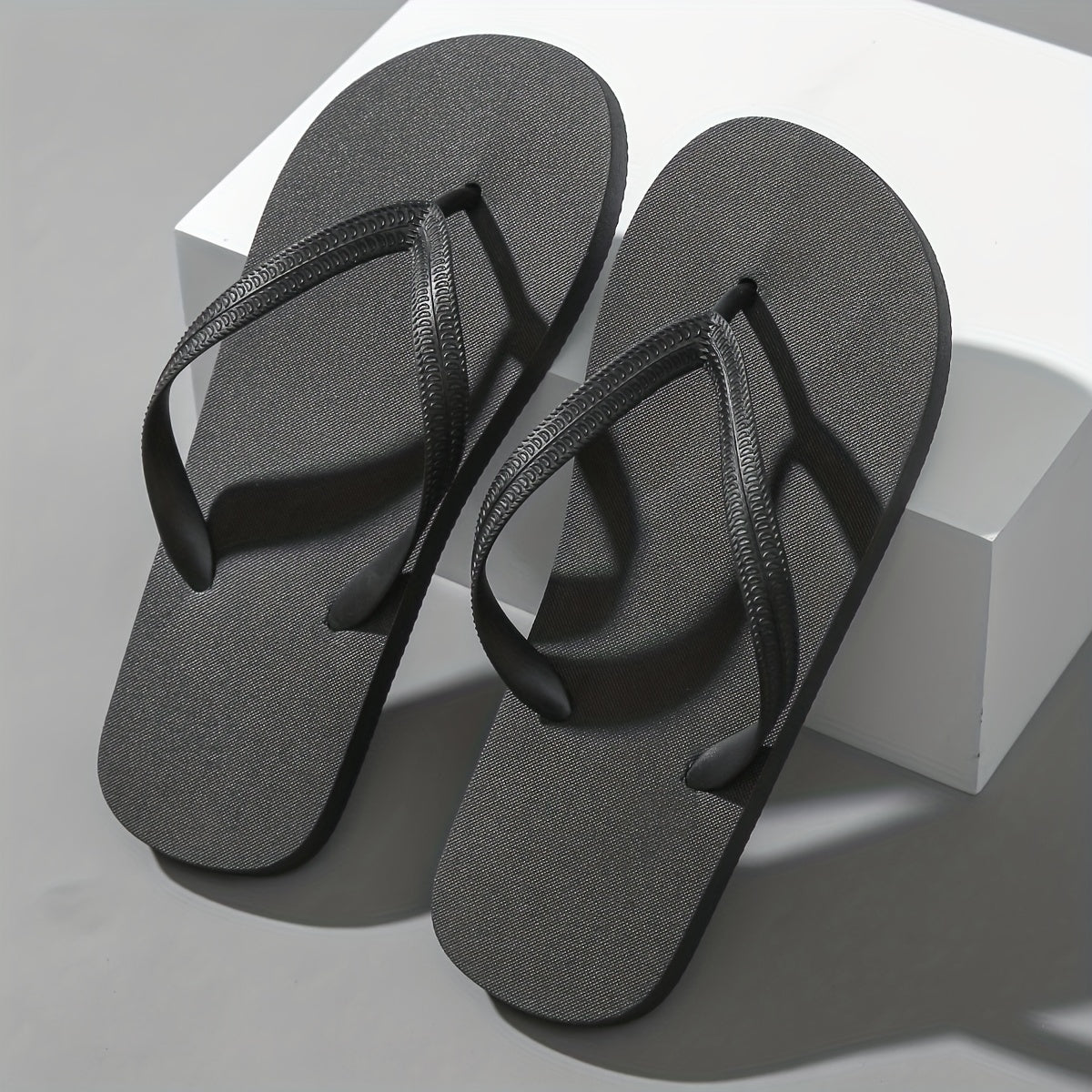 Women's Lightweight PVC Flip Flops Open Toe Slides