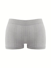 3pcs Seamless Boyshort Panties Soft & Stretch Women's Lingerie