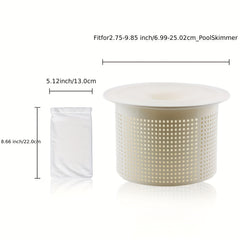 Pool Skimmer Socks Filters Baskets - Cleans Debris And Leaves