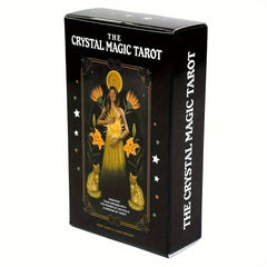 Crystal Magic Tarot with QRCode Pdf Guidebook Christmas Merry Tarot Card