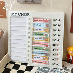 Self Discipline Chore Checklist Memo Board Daily Affairs Reminder Tool
