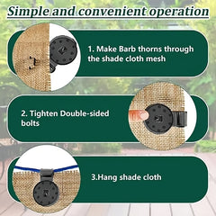 Breeding Shed Hanging Net Anti-aging Sunscreen Insect Proof Bird Clip Hook