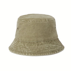 Solid Washed Bucket Hat