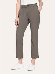 Women's High Waist Golf Pants with Slit Trim Athletic Design