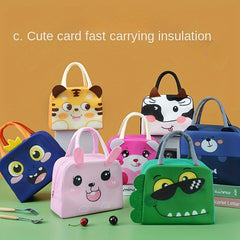 Cartoon Bento Bag Food Lunch Bag Outdoor Travel Picnic