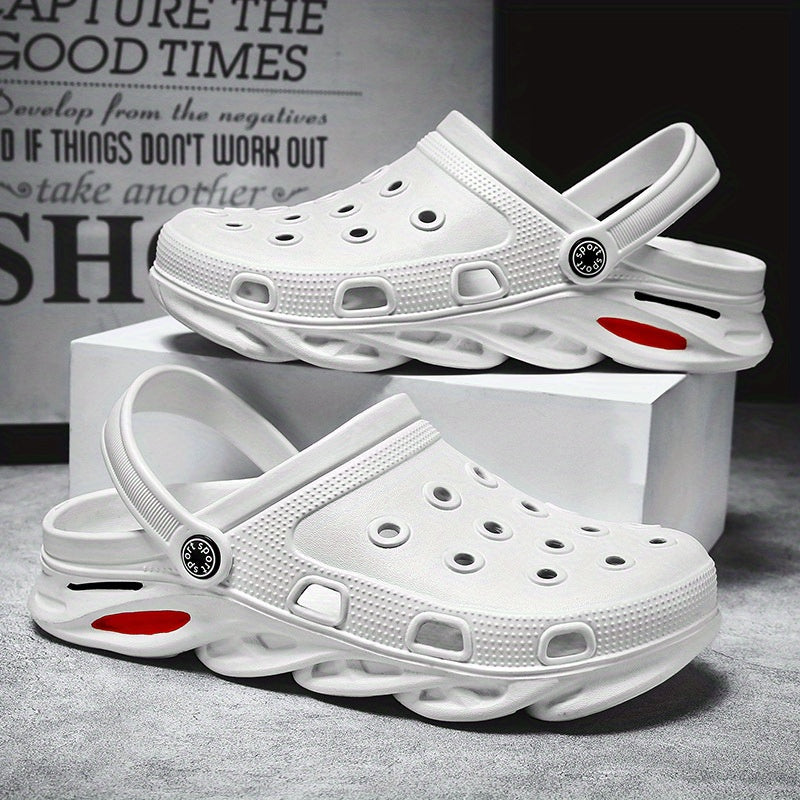 Unisex Lightweight Comfy Clogs Hollow Out Non Slip Garden Shoes