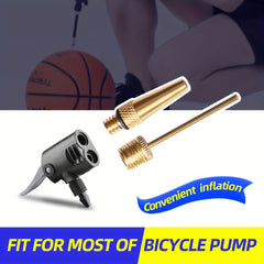 Bike Inflator Adapters Set Tire Valve Converter Nozzles Needles