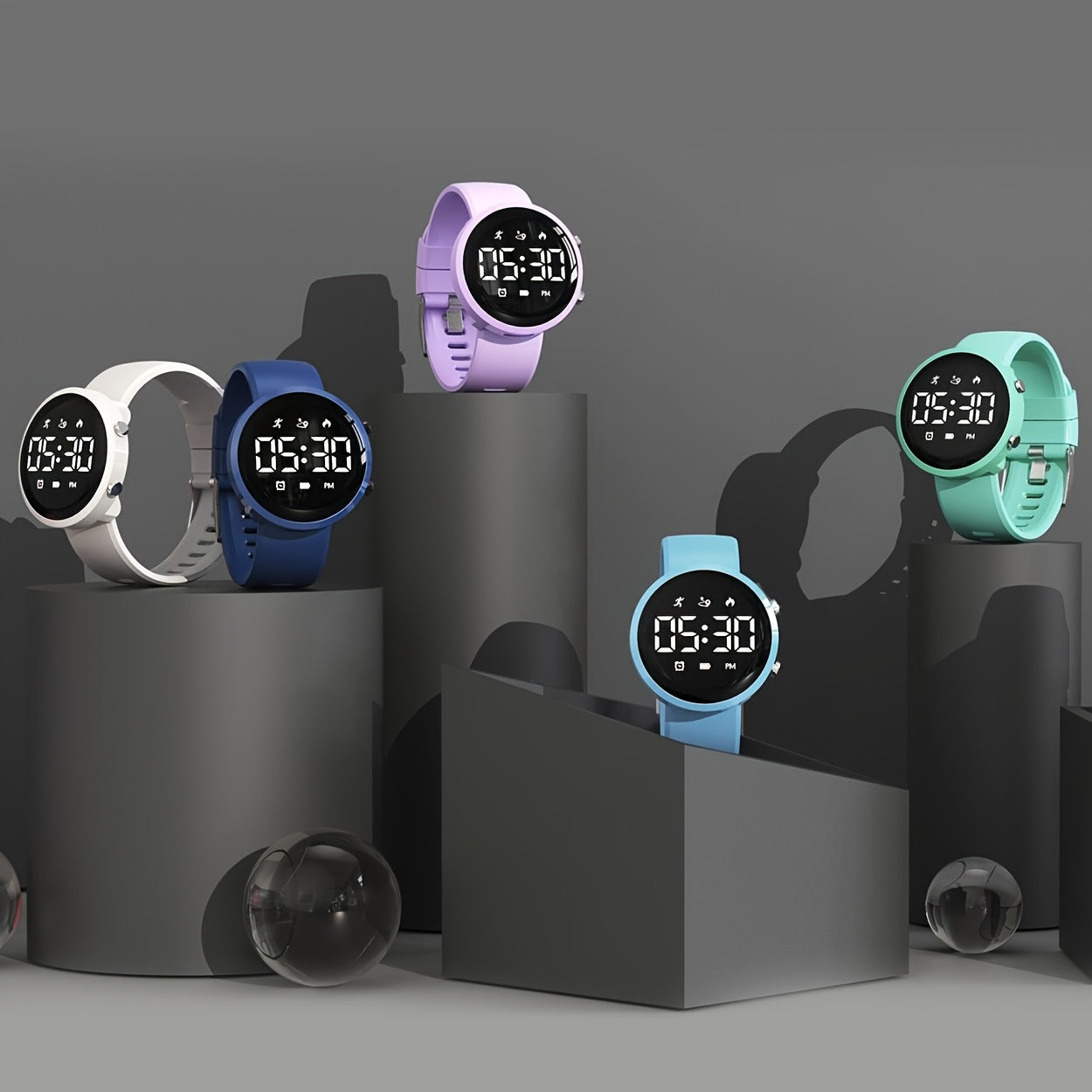 Kids' Activity Tracker Watch with Step Count - Waterproof