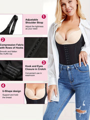 Front Buckle Shaping Bodysuit Tummy Control Butt Lifting Body Shaper