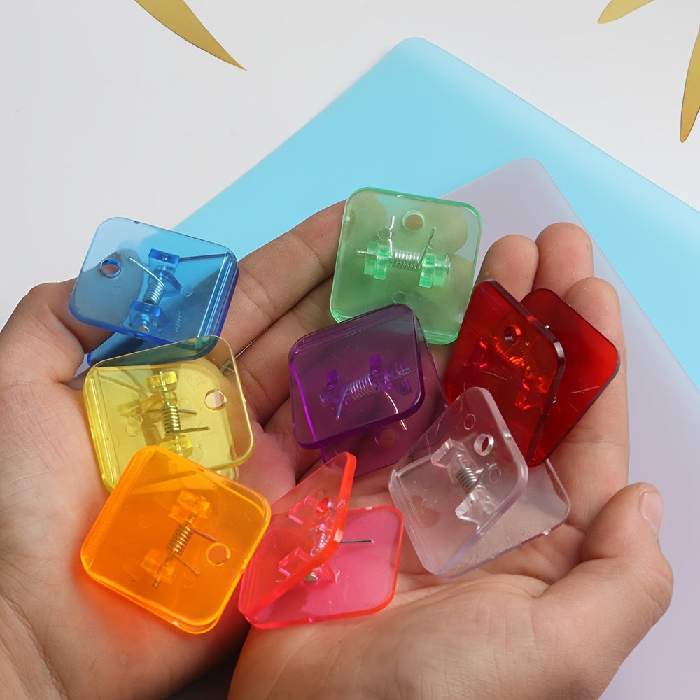 Transparent Small Clip for Office Bill Storage