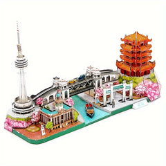 3D City Street View Metal Puzzle Model Kit