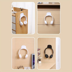 Halter Headphone Hook Curved Adhesive Hanging Holder