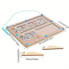 Montessori Magnetic Maze Transportation Puzzle Board