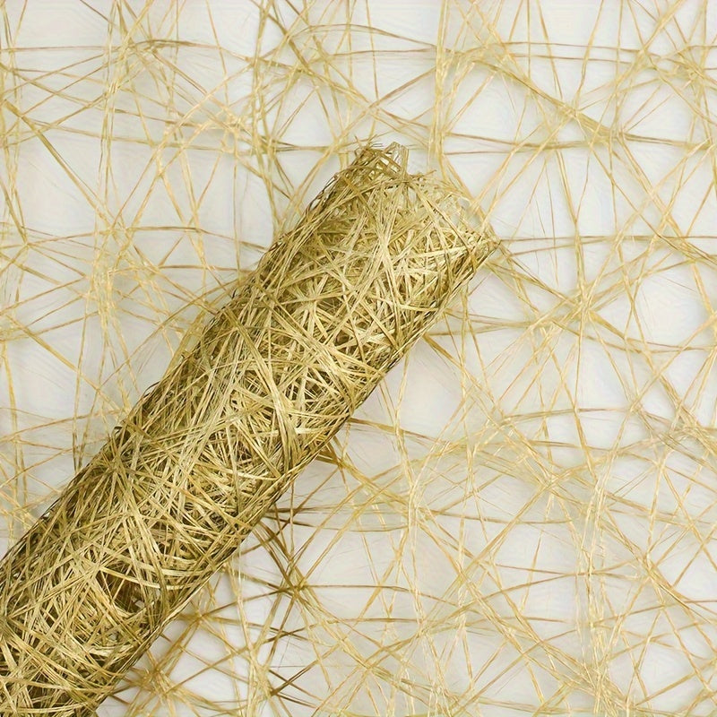 5pcs Natural Raffia Flower Wrapping Paper - DIY Gift & Bouquet Wrap
