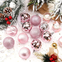 12pcs Large Christmas Balls Shatterproof Ornaments Xmas Tree Decorations