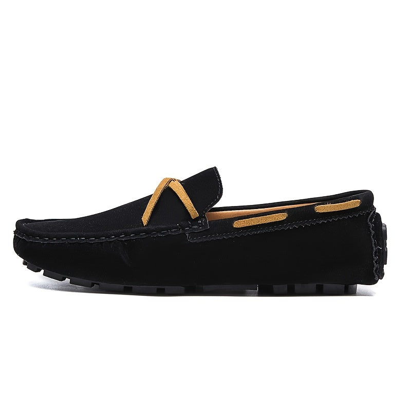 Women's Slip On Loafers Stitching Details Non Slip Flat Shoes