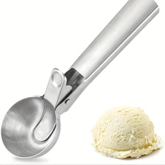 Stainless Steel Ice Cream Scoop & Fruit Spoon