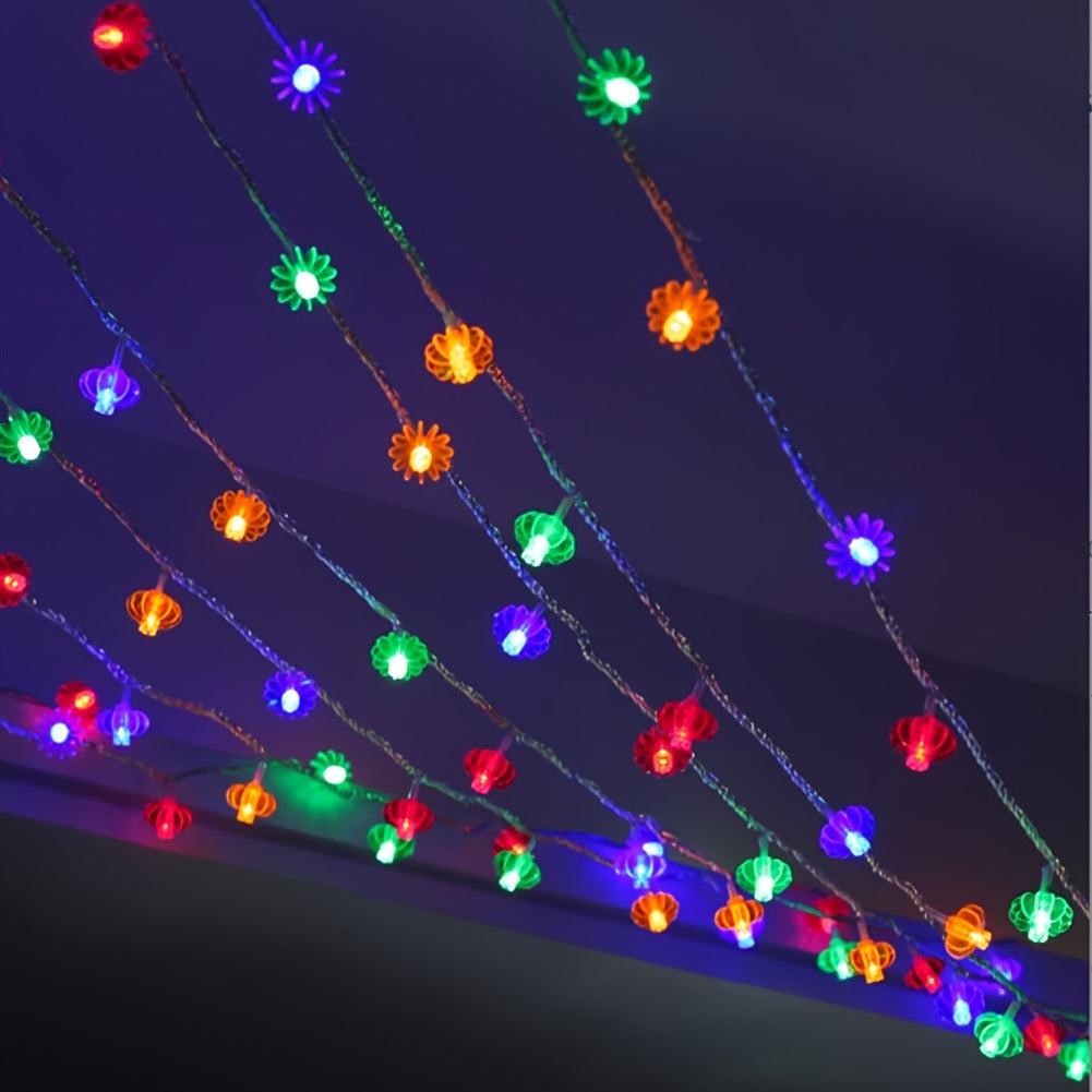 LED Red Lanterns String Lights 40 LEDs Fairy String Lights USB Operated