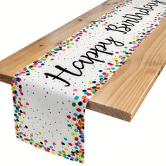 Happy Birthday Table Runner 33x182 cm