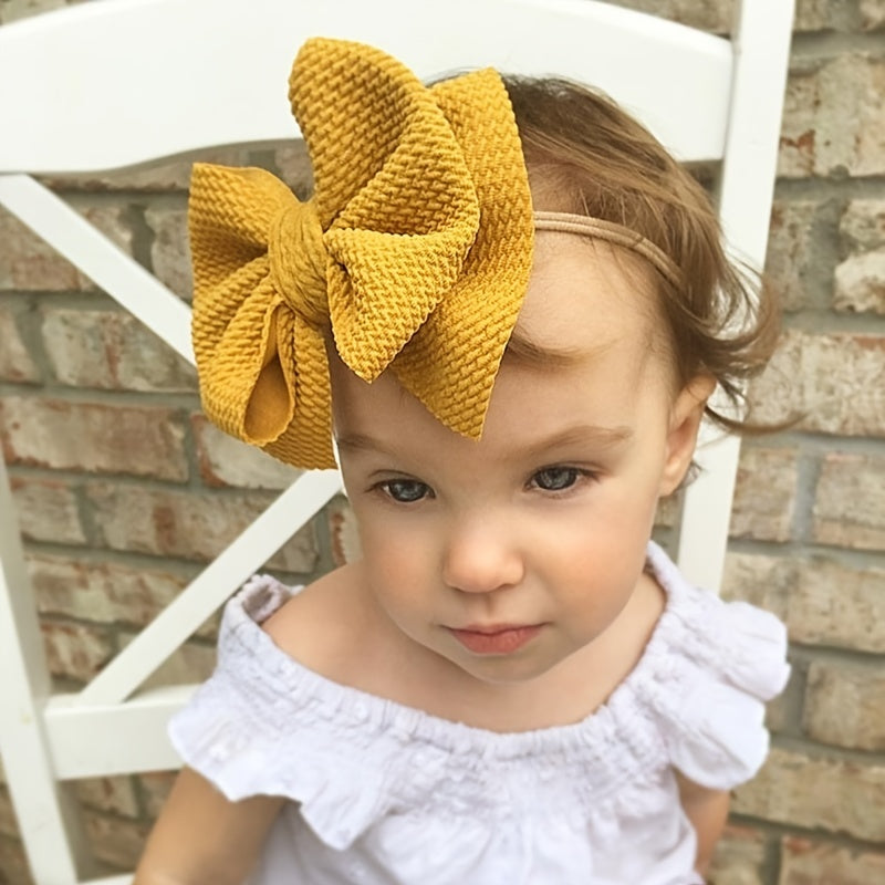 Bow Elastic Headbands for Baby Toddler Girls