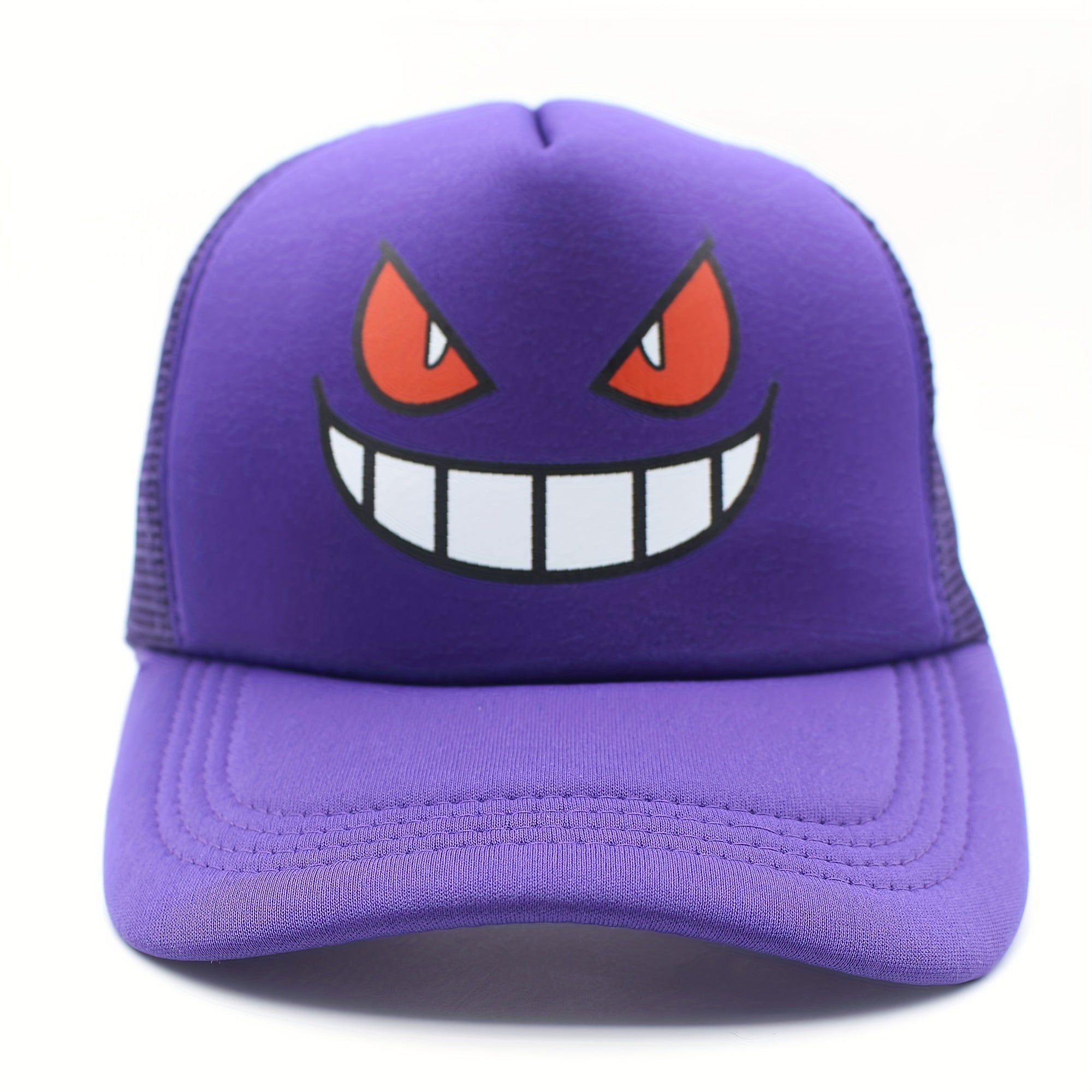 Anime Trucker Hat Baseball Caps Cartoon Funny Hat Adjustable Outdoor Mesh