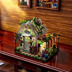 Village Inn Model Kit with LED Light for Adults and Teenagers 6 Years Old