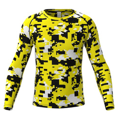 Men's Quick Dry Breathable Fitness Tops Long Sleeve Highly Stretch Crew Neck